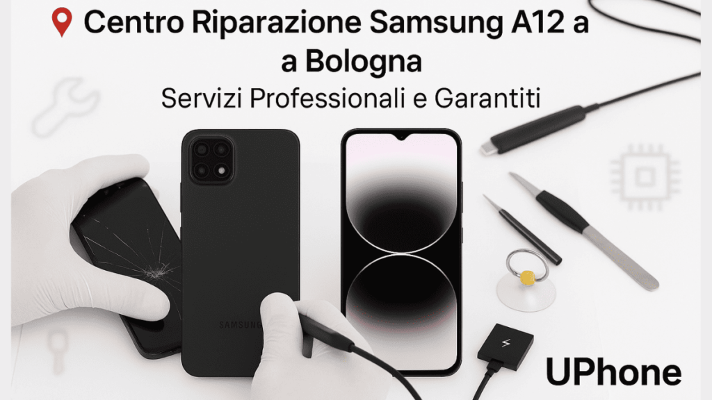 Riparazione Samsung A12 a Bologna con UPhone – Display rotto e riparato