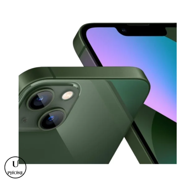 Apple iPhone 13 Green 128GB Ricondizionato – chip A15, doppia fotocamera, Face ID, 5G. Venduto da UPhone Bologna.