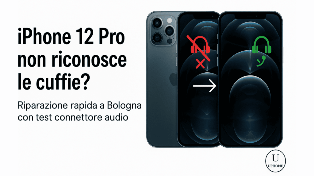iPhone 12 Pro non riconosce le cuffie – Riparazione connettore audio a Bologna da UPhone