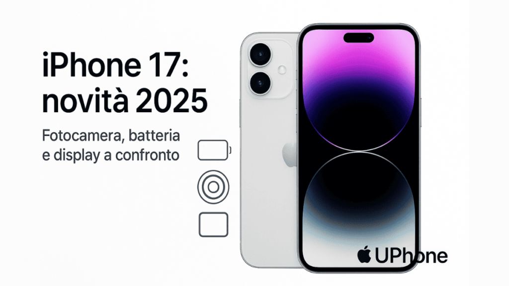 iPhone 17 novità 2025: confronto fotocamera, batteria e display con iPhone 16