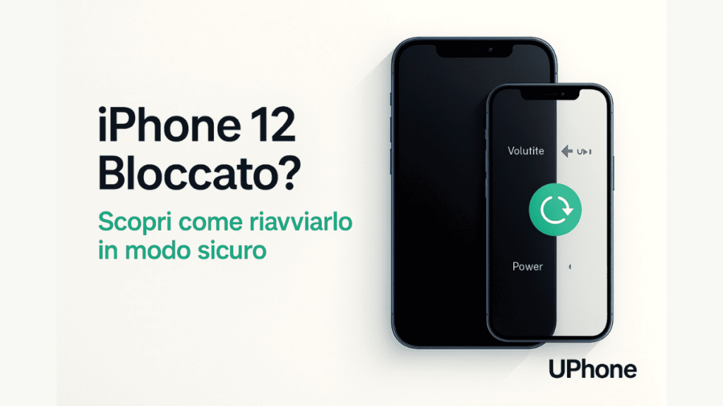 iPhone 12 bloccato con istruzioni per il riavvio sicuro – UPhone Bologna