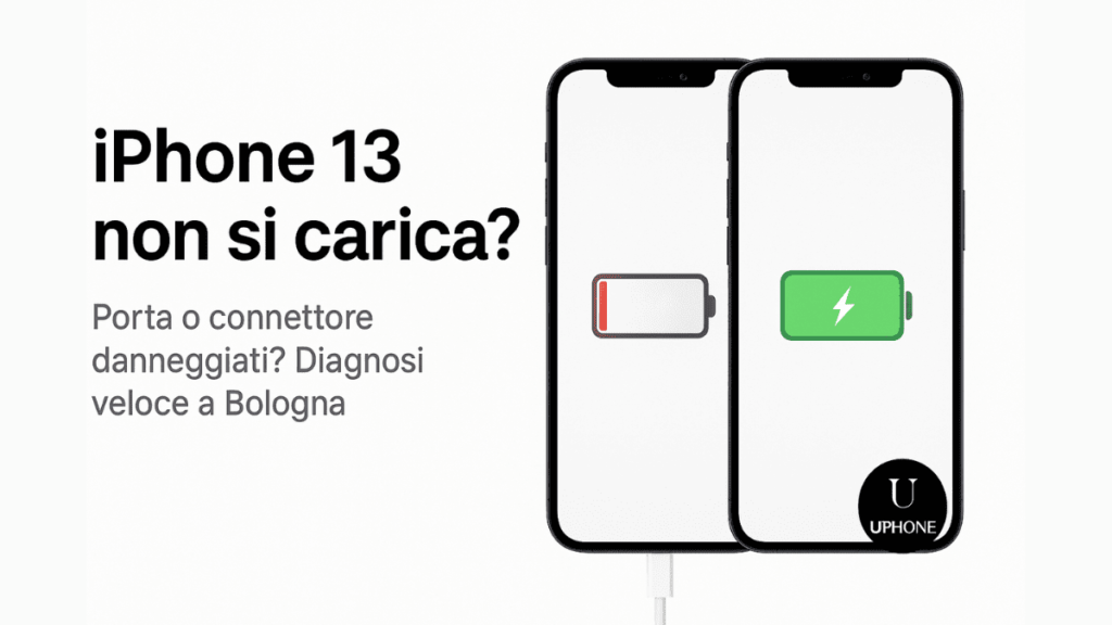 iPhone 13 non si carica: diagnosi connettore e riparazione rapida a Bologna