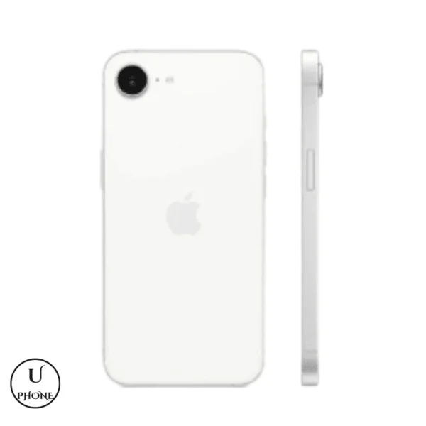 Apple iPhone 16e 128GB Bianco Ricondizionato Bologna - retro e lato