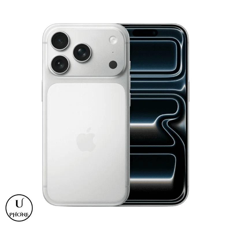 Apple iPhone 17 Pro Max Argento Bologna - vista fronte e retro