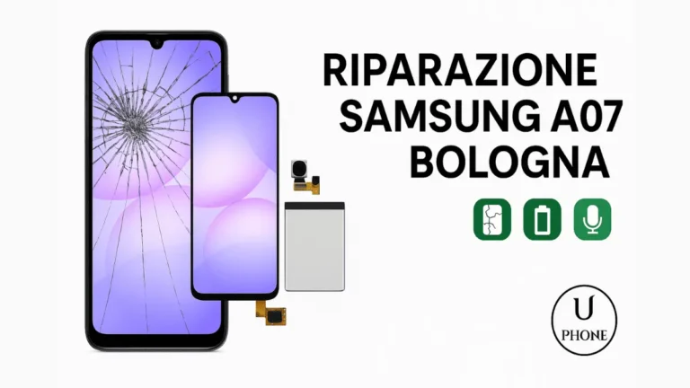 Riparazione Samsung A07 Bologna con prezzi per schermo e batteria