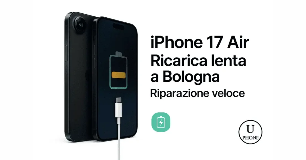 iPhone 17 Air ricarica lenta Bologna – Riparazione veloce e professionale UPhone