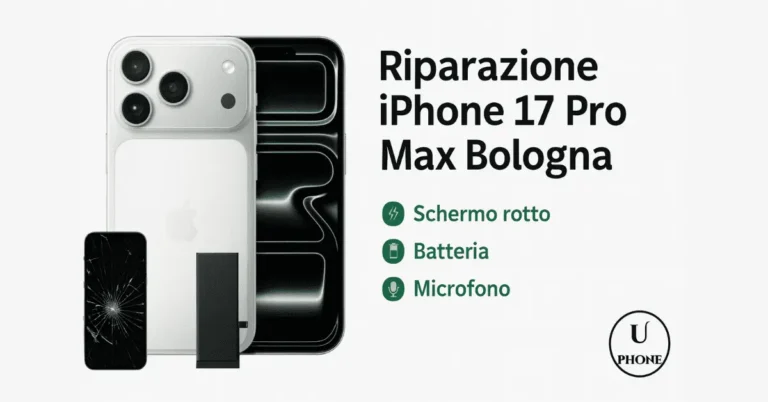 Riparazione iPhone 17 Pro Max Bologna con ricambi originali e garanzia