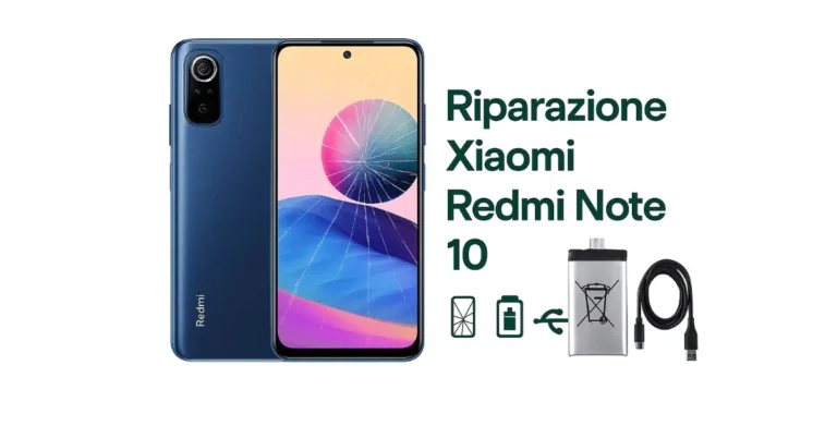 Riparazione Xiaomi Redmi Note 10 a Bologna con sostituzione display rotto, batteria e porta USB-C