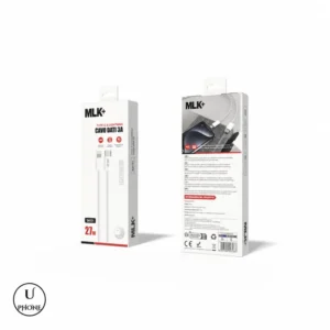 Cavo intrecciato MLK+ CVSA131 USB-C a Lightning 1 metro Bianco – UPhone Bologna
